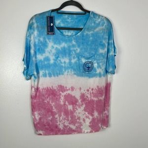 SOUTHERN SHIRT CO Tie Dye Short Sleeve Super Soft Lightweight Shirt Womens M